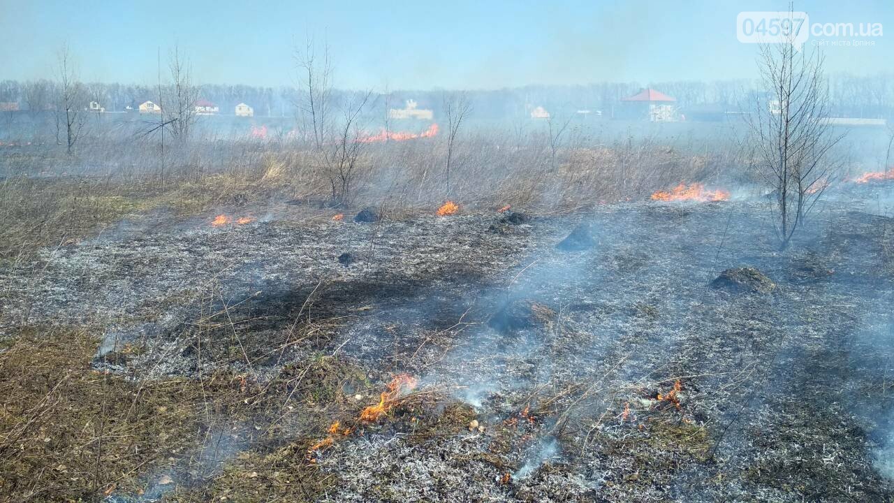 За вихідні рятувальники ліквідували 27 осередків загорання..., фото-1 За вихідні рятувальники ліквідували 27 осередків загорання трав’яного настилу в Ірпінському регіоні, фото-1