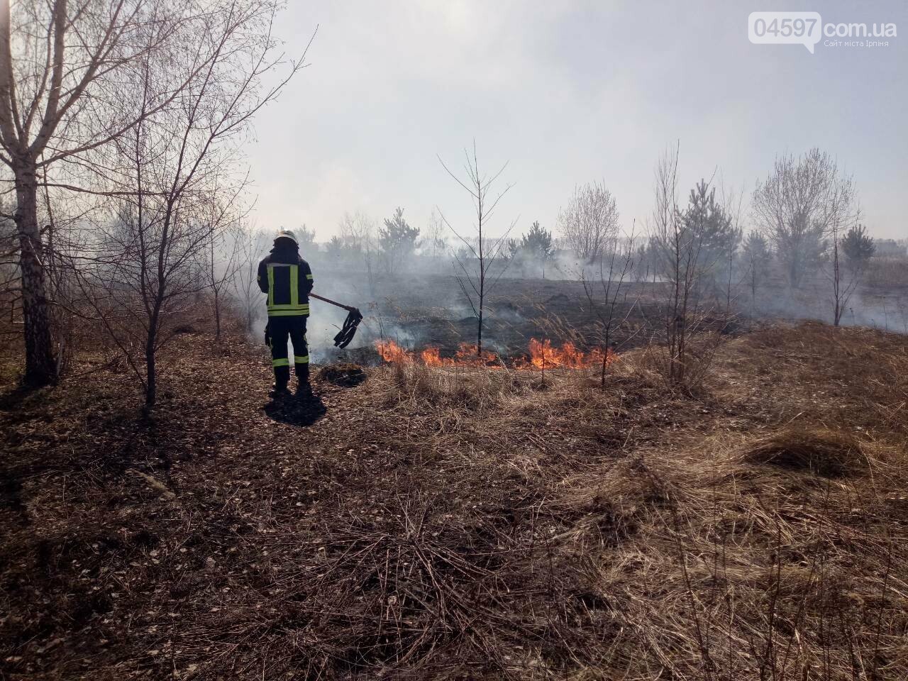 За вихідні рятувальники ліквідували 27 осередків загорання..., фото-2 За вихідні рятувальники ліквідували 27 осередків загорання трав’яного настилу в Ірпінському регіоні, фото-2