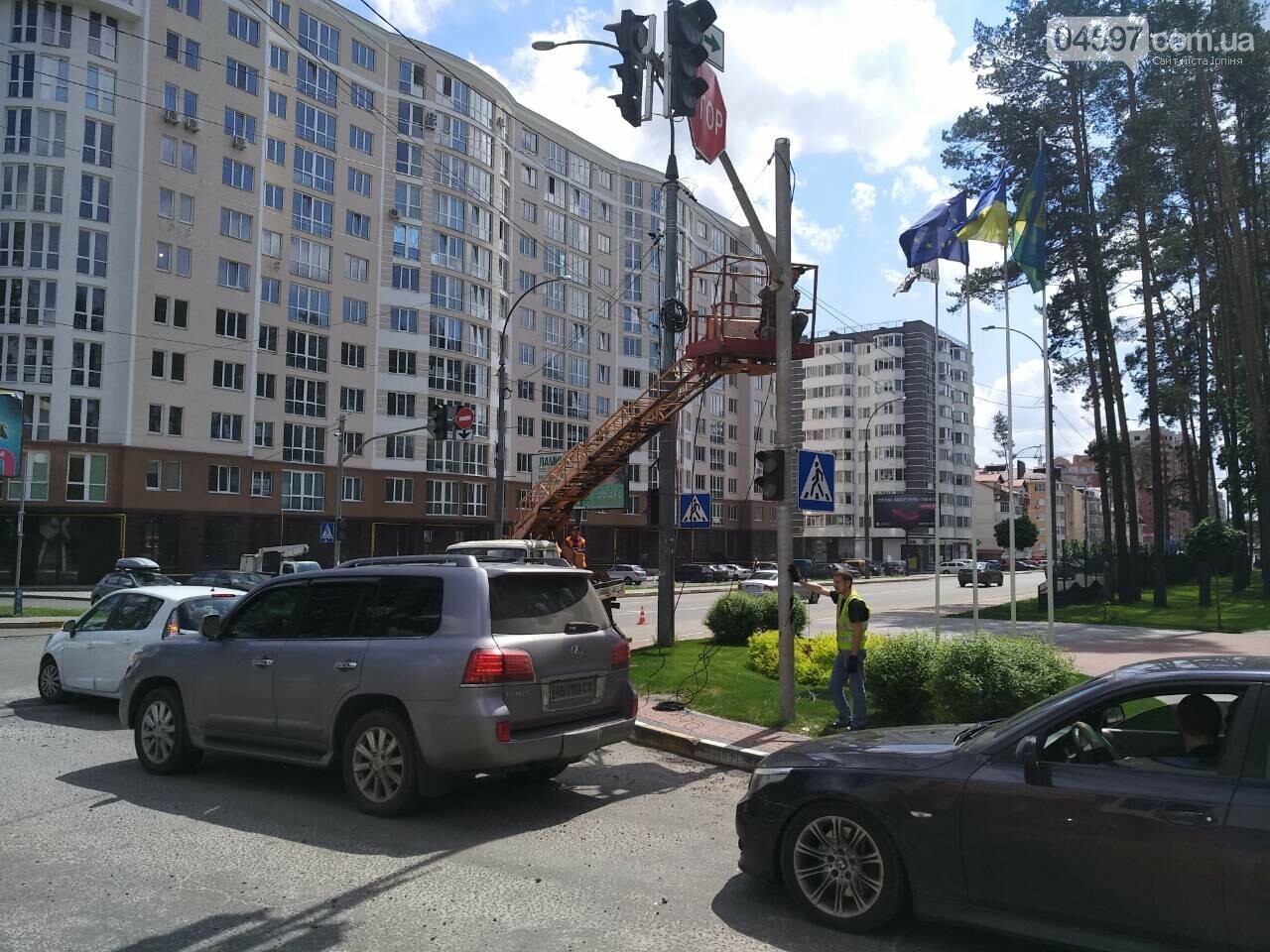На перехресті Університетської та Пушкінської ремонтуть св..., фото-2 На перехресті Університетської та Пушкінської ремонтуть світлофор, фото-2