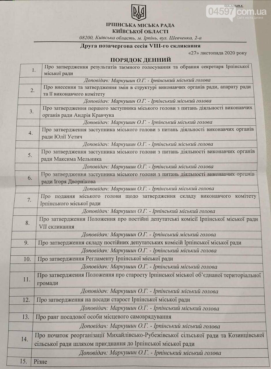 Завтра сесія: кого пропонуватимуть на заступників міського..., фото-1 Завтра сесія: кого пропонуватимуть на заступників міського голови, фото-1
