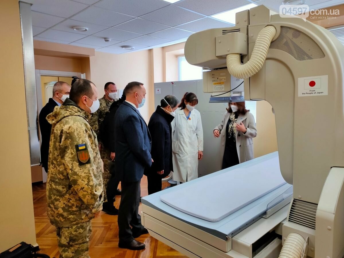 Новий рентген-апарат для військово госпіталю в Ірпені