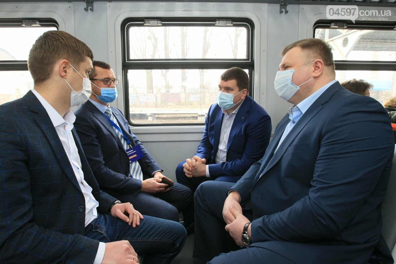 Маркушин протестував нову електричку Маркушин протестував нову електричку