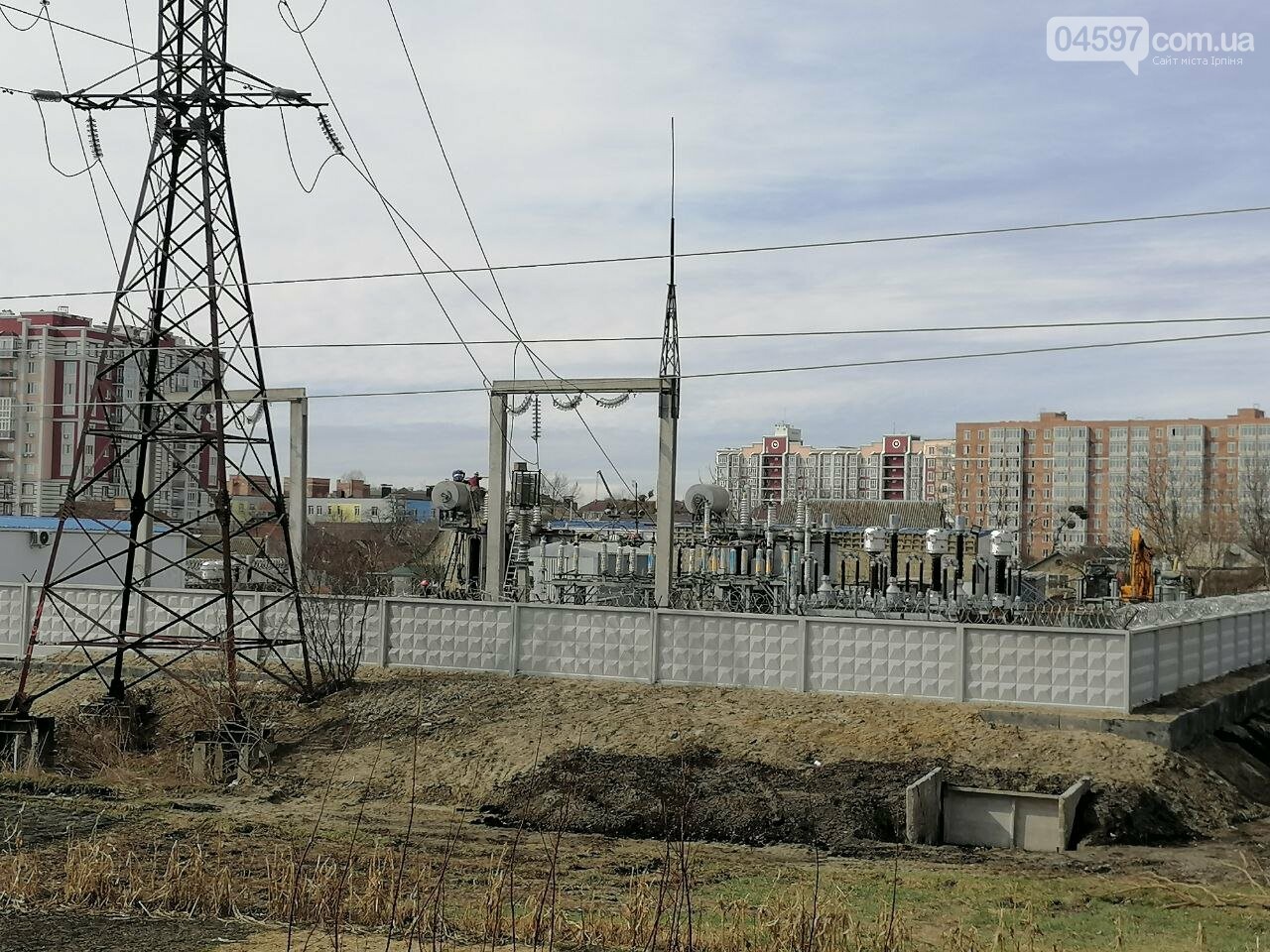 Ремонт електростанції в Гостомелі