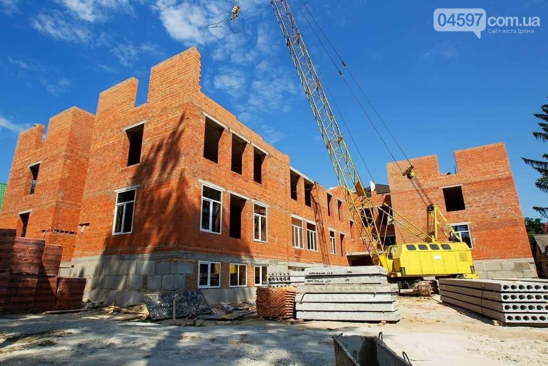 В Ірпені триває будівництво нового дитсадка Віночок