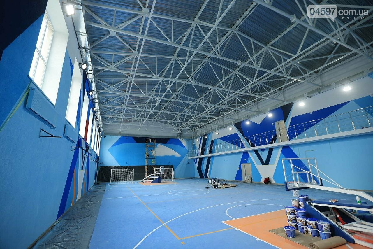 В Ірпені добудовують найбільший спортзал у громаді