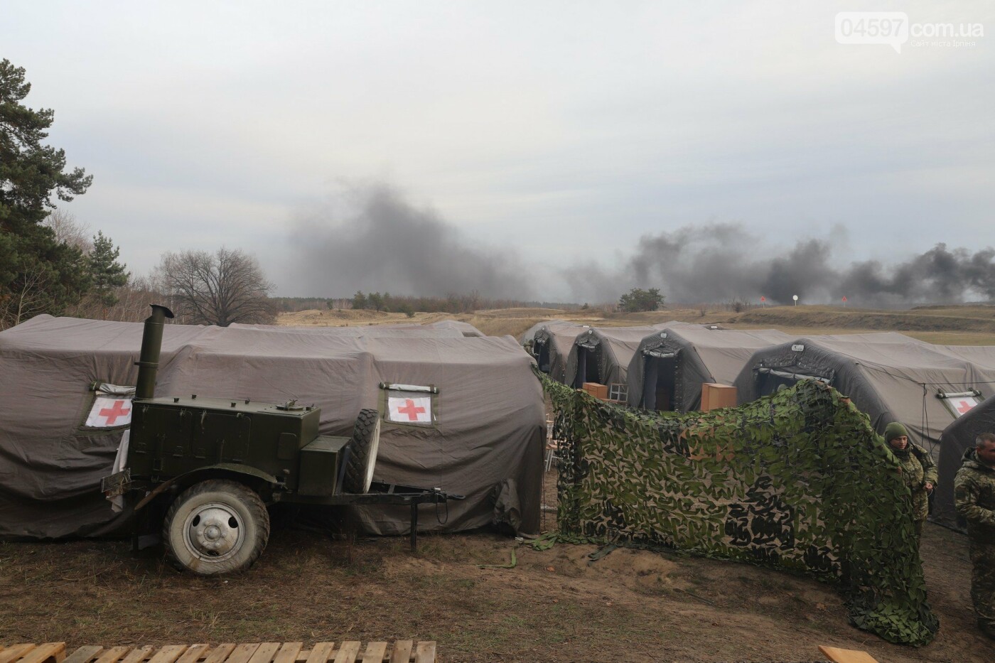 Мобільний госпіталь під Києвом