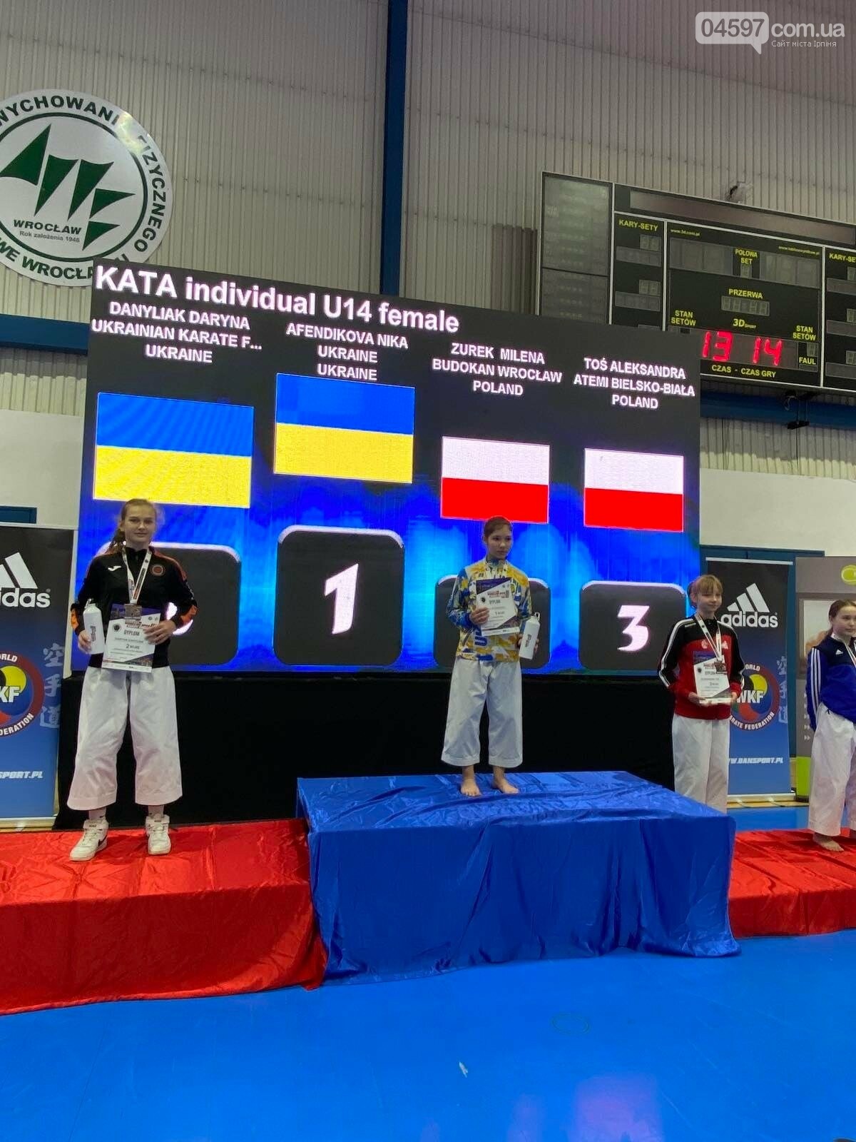 12-річна ірпінчанка стала чемпіонкою карате на турнірі у Польщі