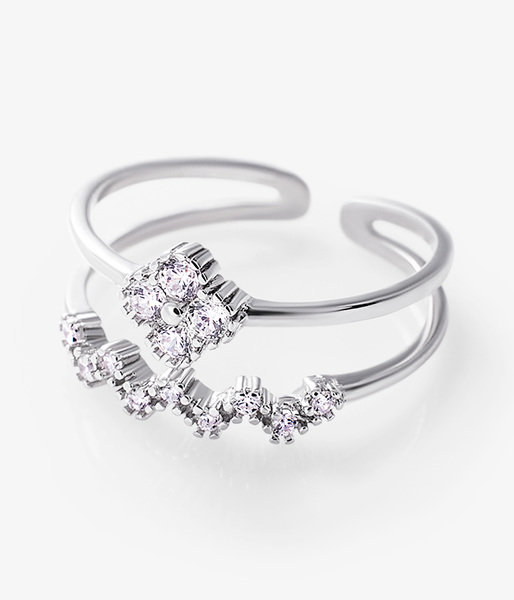 Оригинальное и стильное кольцо “Снежная королева”