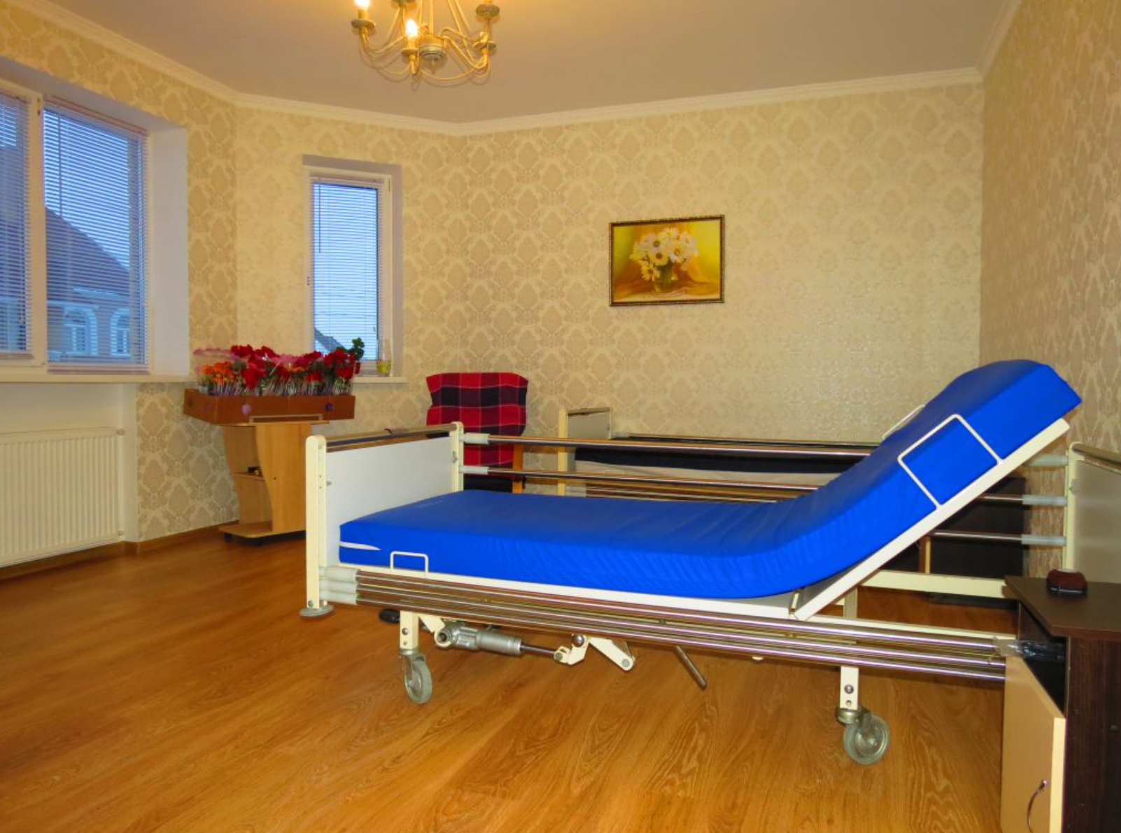 Комната пансионата для лежачих больных. Пансионат для лежачих пожилых людей. Дом престарелых в Киеве. Комнаты в пансионате лежачих больных Германия. Сколько стоит пансионат для лежачих больных доброта